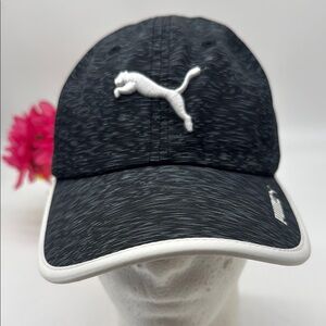 Puma Charcoal and White Athletic Cap Adjustable HT90-29